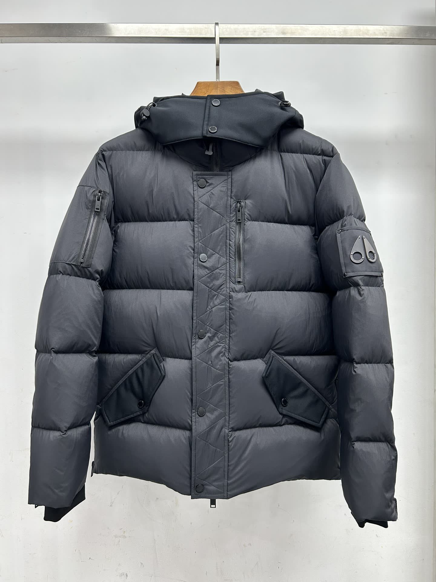 Moose Knuckles Hooded Down Puffer Jacket Moose Knuckles Hooded Down Puffer Jacket